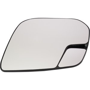 Heated Mirror Glass for GMC Canyon 2015-2022/Chevrolet Colorado 2015-2022, Left (Driver) Side, with Backing Plate, Replacement
