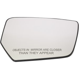 Mirror Glass for Chevrolet Impala 2014-2019 Right (Passenger) Side, Non-Heated, with Backing Plate, for LS Model, Replacement
