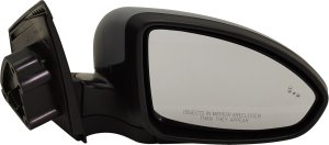 Power Manual Folding Mirror for Chevrolet CRUZE 2013-2015, CRUZE LIMITED 2016, Right (Passenger), Heated, Paintable, with Blind Spot Light in Housing, without Auto Dimming, Memory, Signal Light, Replacement