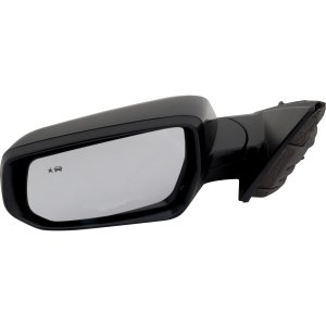 Power Mirror for Chevrolet Malibu 2016-2022, Left (Driver), Manual Folding, Non-Heated, Paintable, with Blind Spot Detection, without Auto Dimming, Memory, and Signal Light, with Lane Change Assist, LS/RS Models, Replacement