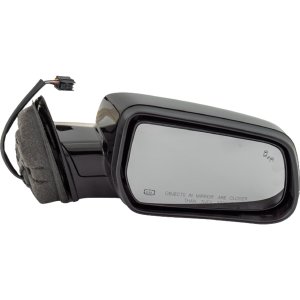 Power Heated Manual Folding Right (Passenger) Mirror for 2016-2017 Chevrolet Equinox/GMC Terrain, Paintable with Blind Spot Detection in Glass, without Auto Dimming, Memory, Signal Light, Replacement