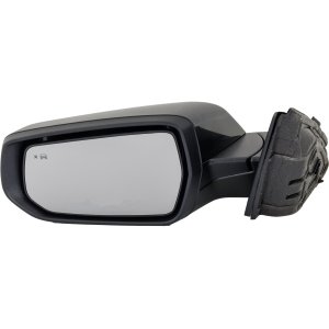 Power Mirror for Chevrolet Malibu Premier Model 2016-2018, Left (Driver), Manual Folding, Heated, Paintable, with In-housing Signal Light, Memory, Blind Spot Detection in Glass, Lane Change Assist, without Puddle Light, Auto-Dimming, Replacement