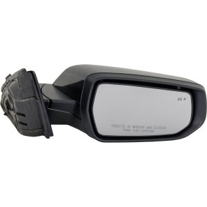 Right (Passenger) Mirror for Chevrolet Malibu Premier Model 2016-2018, Power, Manual Folding, Heated, Paintable, In-Housing Signal Light, Memory, Blind Spot Detection in Glass, Lane Change Assist, Auto-Dimming, Replacement