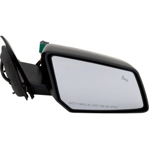 Power Folding Mirror for GMC Acadia 2013-2016/Chevrolet Traverse 2013-2017, Right (Passenger), Heated, Paintable, with Blind Spot Detection in Glass, In-housing Signal Light, Memory, without Auto Dimming, Replacement