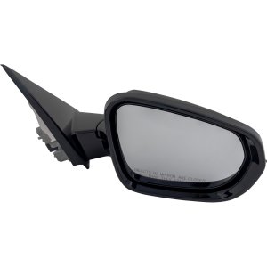 Power Heated Mirror Right (Passenger) for Chevrolet Trailblazer Activ/RS Models 2021-2024, Manual Folding, Paintable, without Object Sensor Holes/Auto Dimming, Blind Spot Detection, Memory, Puddle/Signal Light, Replacement