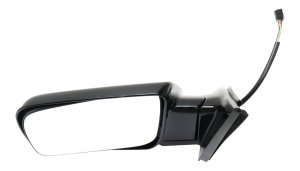Mirror for Chevrolet C/K Full Size Pickup 1988-2002, Left (Driver), Non-Towing, Power, Manual Folding, Non-Heated, Paintable, without Auto Dimming, Blind Spot Detection, Memory, and Signal Light, Standard Type, Replacement