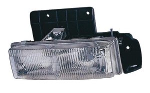 1995 - 2005 Chevrolet Astro Front Headlight Assembly Replacement Housing / Lens / Cover - Left (Driver) Side