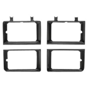 1983 - 1984 GMC C1500 Headlight Bezel - (Brand: LKQ) - Right (Passenger) Side - (Base 5.7L, 5.0L, 6.2L, 4.1L Standard Cab Pickup + High Sierra 5.7L, 5.0L, 6.2L, 4.1L Standard Cab Pickup + Sierra Classic 5.7L, 5.0L, 6.2L, 4.1L Standard Cab Pickup) Replacement