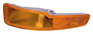 Left (Driver) Side Park Light Assembly for 1997 - 1999 Buick LeSabre, Parking/Signal/Marker Combo, Lens Cover Replacement,  5977563