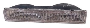 Left (Driver) Parking Light Assembly for 1985 - 1988 Cadillac Fleetwood, Includes Signal Light;  917817, Lens Cover, Replacement