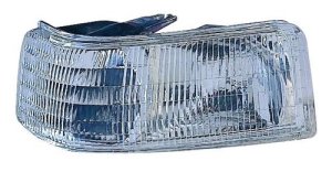 Left (Driver) Park Light Assembly for 1992 - 2002 Cadillac Eldorado, includes Signal Light,  16520051, Replacement Lens Cover