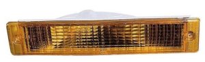 Right (Passenger) Side Park Light Assembly for 1989 - 1991 Oldsmobile Cutlass Calais with Amber Lens,  5976096, Replacement