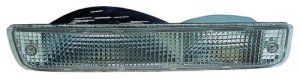 Front Right (Passenger) Signal Light for 1985 - 1990 Buick LeSabre, Turn Signal Light Assembly Replacement/Lens Cover, Clear Lens,  918308, Replacement