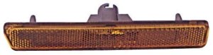 Front Left (Driver) Side Marker Light Assembly for 1991 - 1994 Buick Regal, 4 Door Sedan,  5975433, Replacement