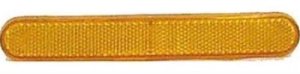 Front Left (Driver) Marker Light Assembly for 1992 - 1998 Oldsmobile Achieva, Bumper Cover Mounted Reflector,  5975879, Replacement
