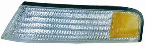 Front Right (Passenger) Side Marker Light Assembly for 1990-1993 Oldsmobile Silhouette, Replacement Lens Cover,  5977350, Replacement