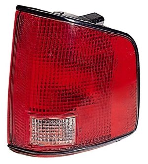 Left (Driver) Rear Tail Light Assembly for 2002 - 2004 Chevrolet S10, 2nd Design without Bulbs or Harness, Replacement, Lens/Cover,  15166763