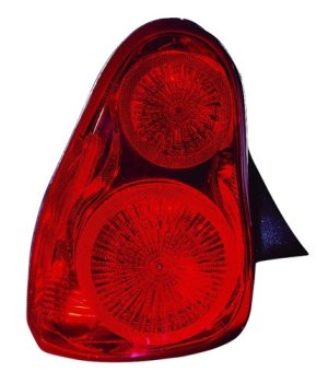 Left (Driver) Rear Tail Light Assembly for 2006 - 2007 Chevrolet Monte Carlo, Replacement Lens Cover,  15913298