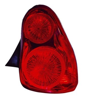 Right (Passenger) Tail Light Assembly for 2006 - 2007 Chevrolet Monte Carlo, Rear Tail Light Assembly Replacement / Lens / Cover,  15913299, Replacement