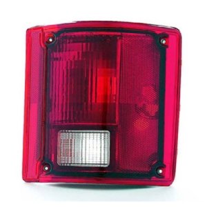 Right (Passenger) Tail Light Housing for 1973 - 1991 Chevrolet K10 Suburban, Rear Tail Light Assembly Replacement Housing / Lens / Cover, 5965772, Replacement