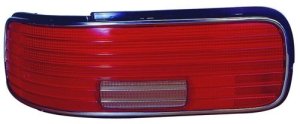 Left (Driver) Tail Light Lens for 1993 - 1996 Chevrolet Caprice, 4 Door Sedan,  16521719, Replacement