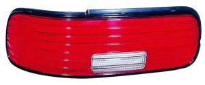Left (Driver) Tail Light Lens for 1994 - 1996 Chevrolet Impala, SS 4 Door Sedan Replacement,  16522451