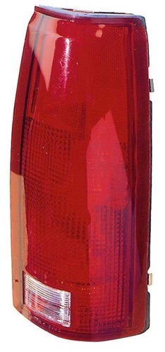 Right (Passenger) Tail Light Lens for 1988 - 2000 Chevrolet Blazer, OEM (OEM): 16506356, Replacement