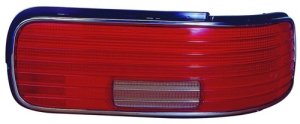 Right (Passenger) Tail Light Lens for 1993 - 1996 Chevrolet Caprice, 4 Door Sedan,  16521720, Replacement