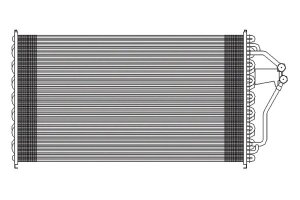 A/C Condenser for 1994 - 1999 Oldsmobile Delta 88, Eighty-Eight, Royale,  52462563, Replacement