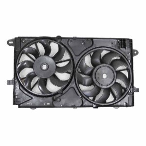 Radiator Cooling Fan Assembly with Motor, Blade, Shroud, Dual Fan for 2013 - 2019 Chevrolet Malibu;  23131503-PFM, Replacement