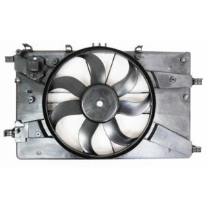 Radiator Cooling Fan Assembly for 2016 - 2019 Buick Cascada, Motor/Blade/Shroud Assembly with  13394454-PFM, Replacement