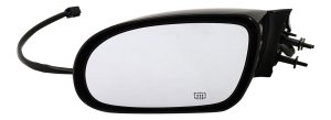 Power Mirror for 1995-1996 Chevrolet Caprice, Left (Driver) Side, Manual Folding, Heated, Paintable, Replacement