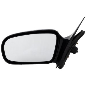 Manual Remote Mirror for Chevrolet Cavalier/Pontiac Sunfire 1995-2005, Left (Driver), Non-Folding, Non-Heated, Paintable, without Auto Dimming, Blind Spot Detection, Memory, and Signal Light, Coupe, Replacement
