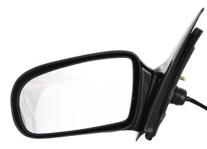 Power Mirror for Chevrolet Cavalier/Pontiac Sunfire Sedan 1995-2005, Left (Driver), Manual Folding, Non-Heated, Paintable, Replacement