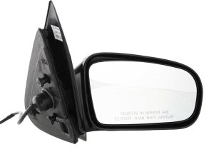Power Mirror for Chevrolet Cavalier/Pontiac Sunfire Sedans 1995-2005, Right (Passenger), Manual Folding, Non-Heated, Paintable, Replacement