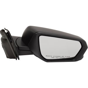 Right (Passenger) Side Mirror for 2018-2023 Terrain/Equinox, Power, Manual Folding, Heated, Textured, Without Blind Spot Detection and Signal Light, Excludes Denali Model, Replacement