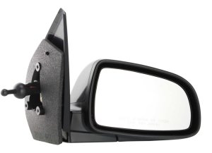 Manual Remote Mirror for Chevrolet AVEO 2007-2011 Right (Passenger), Manual Folding, Non-Heated, Paintable, No Auto Dimming, Blind Spot Detection, Without Memory and Signal Light, Sedan, Replacement