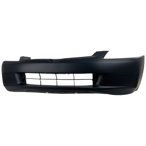 Front Bumper Cover for Honda Accord 2003-2005, Primed (Ready to Paint), Sedan, Replacement