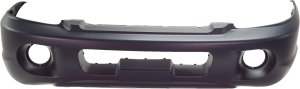 Front Bumper Cover for Hyundai Santa Fe 2001-2006, Primed (Ready to Paint), with Signal Light Hole, Replacement