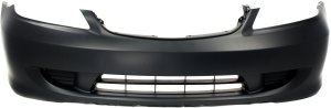 Front Bumper Cover for Honda Civic 2004-2005, Primed (Ready to Paint), Suitable for Both Coupe and Sedan, Replacement