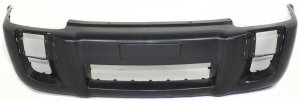Front Bumper Cover for Hyundai Tucson 2005-2009, 2.0L Engine, Primed (Ready to Paint), with Side Marker Light Holes, with Fog Light Holes, Replacement