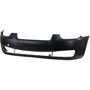 Front Bumper Cover for Hyundai Accent, 2006-2011, Primed (Ready to Paint), with Tow Hook Hole, Suitable for Hatchback (2007-2011) and Sedan Models, Replacement