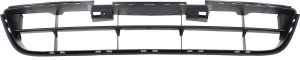 Front Bumper Grille for Honda Accord Coupe, 2006-2007, Center Position, Textured Black Finish, Replacement