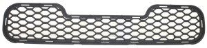 Front Bumper Grille with Air Intake for Hyundai Santa Fe 2001-2006, Black, Plastic, Replacement