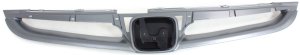 Grille Insert for 2006-2007 Honda Accord, Primed (Ready to Paint) Shell and Insert, Polypropylene, Sedan, Replacement