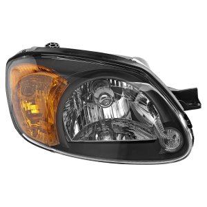 Headlight Assembly for Hyundai Accent 2003-2006, Right (Passenger), Halogen, Suitable for Hatchback/Sedan Models, Replacement