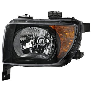 Headlight for Honda Element 2007-2008, Left (Driver), Lens and Housing, EX/LX Models, Replacement
