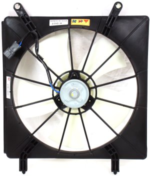 Radiator Fan Shroud Assembly for Honda CR-V 2002-2006, Element 2003-2011, Left (Driver) Side, Replacement