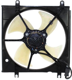 Radiator Fan Shroud Assembly for Honda CR-V (1997-2001), Right (Passenger) Side, Replacement