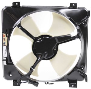 A/C Fan Shroud Assembly for 1996-1998 Honda Civic, Left (Driver) Side, Replacement